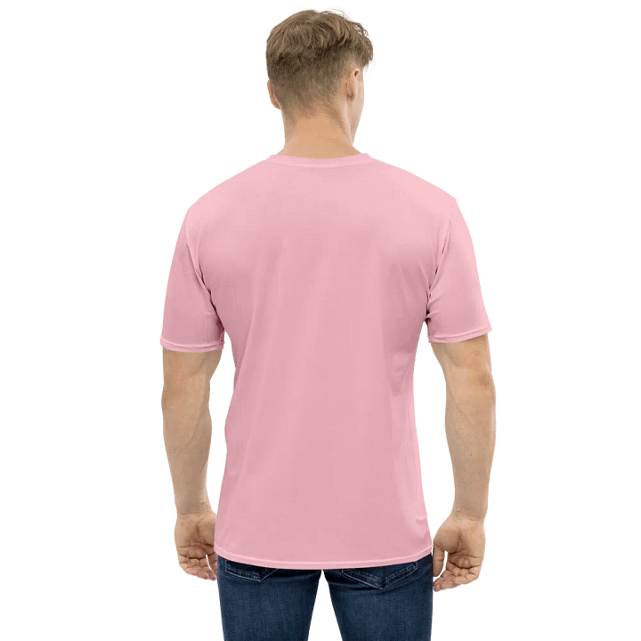 Plain Color Pink T-Shirt product image (2)