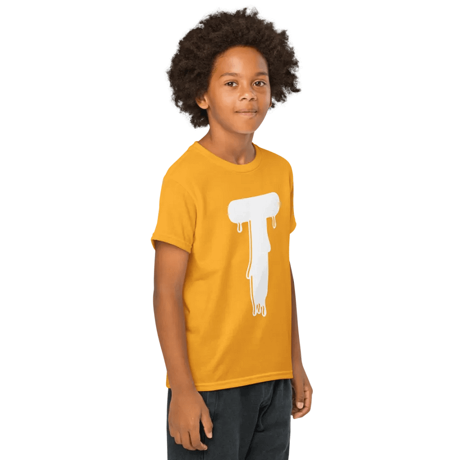Melting Alphabet | Letter T | Youth Sports Tee product image (36)