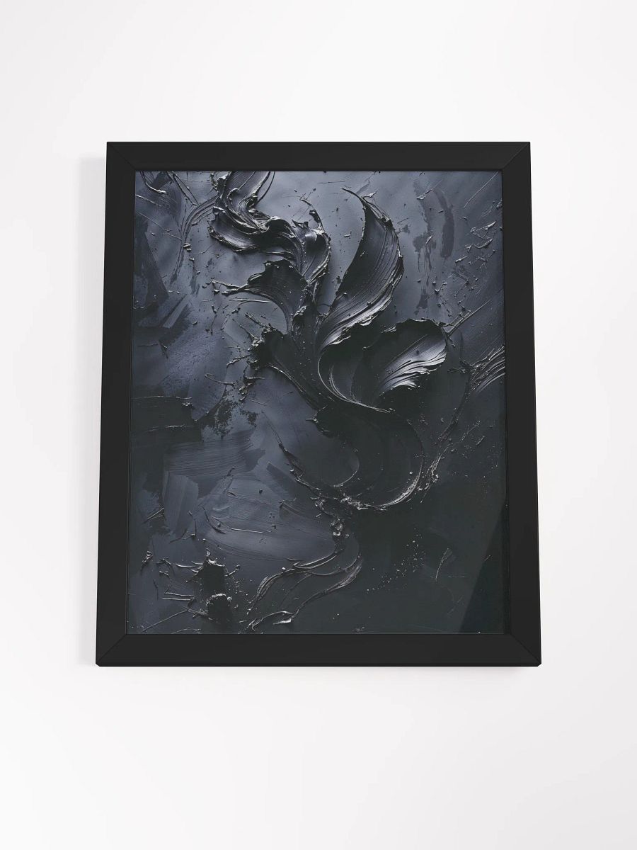 Obsidian Bloom Framed Print product image (20)