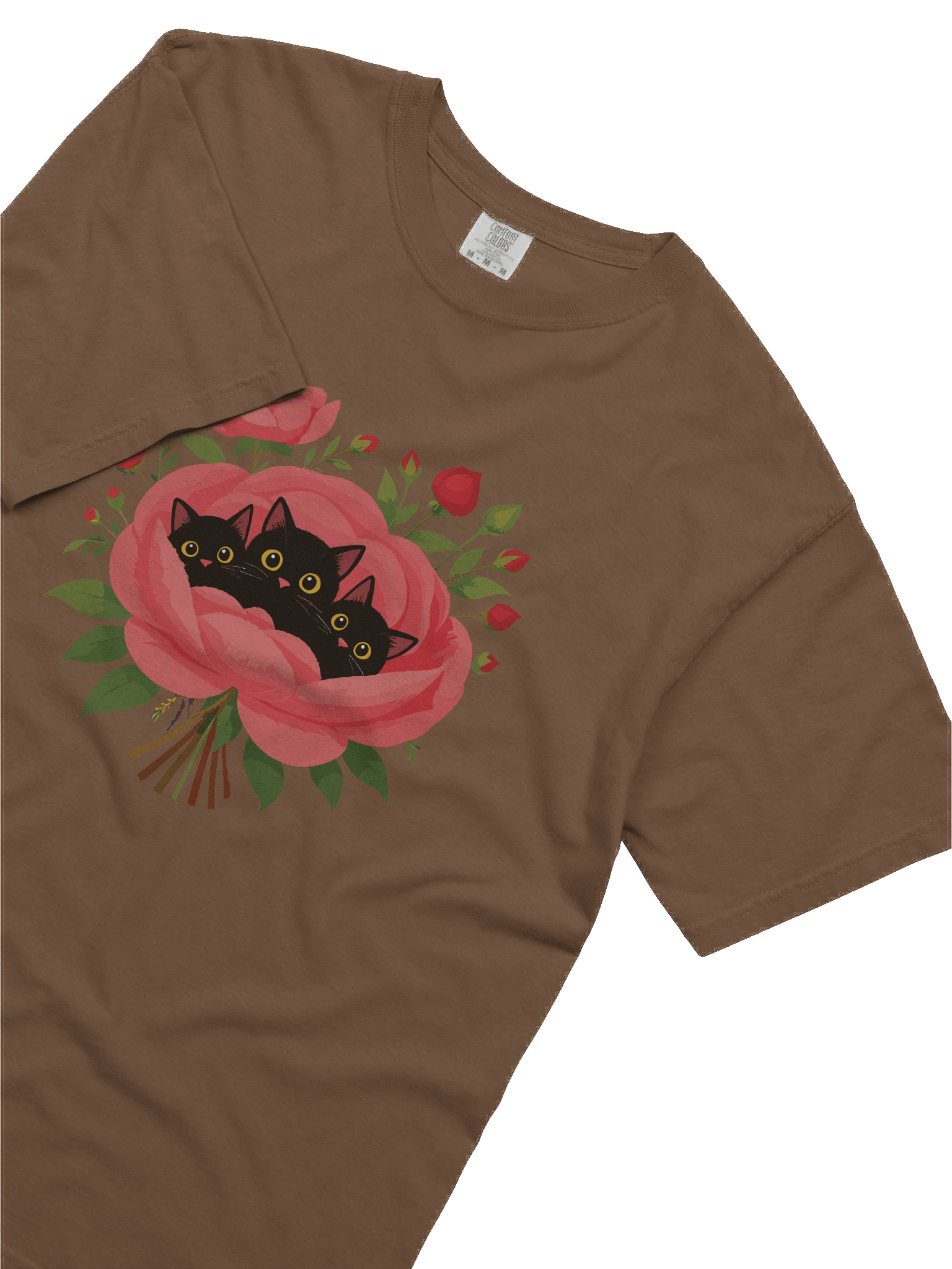 Feline in Bloom T-shirt product image (2)