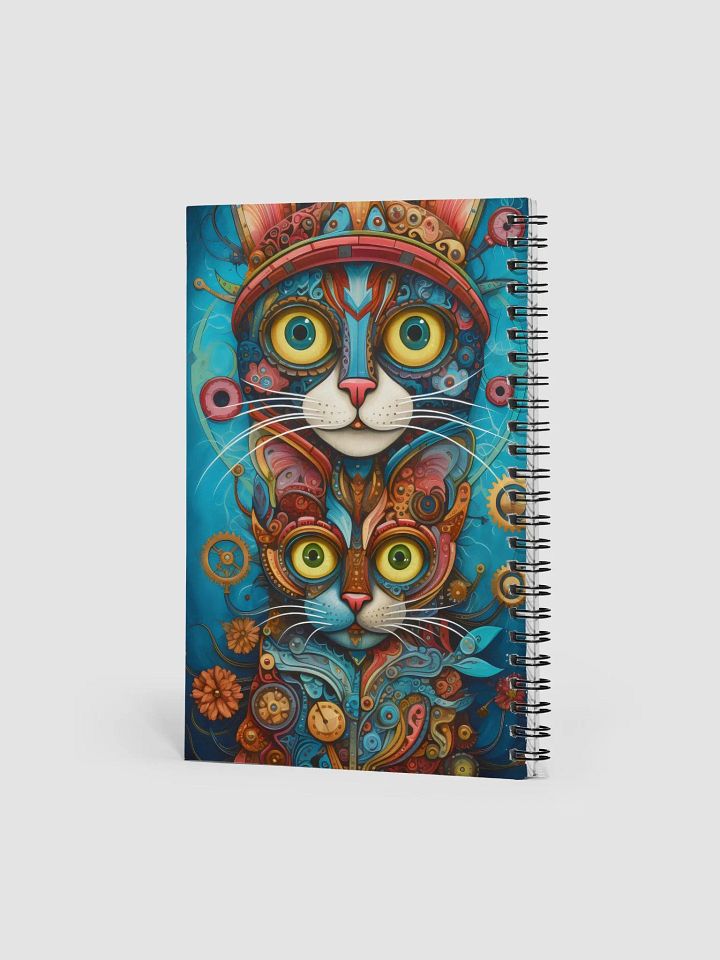 Whimsical Cat Dreams Spiral Notebook product image (2)