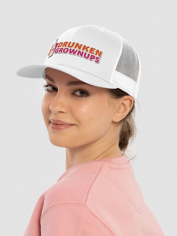 Drunken Grownups Retro Trucker Hat product image (8)