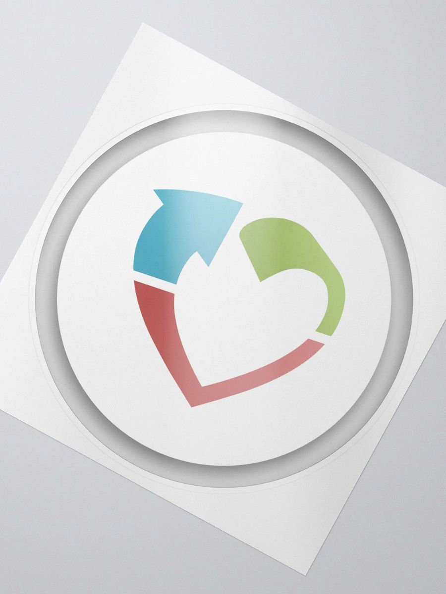 Badge Sticker (White) product image (2)