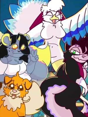 more art from the annual event. featuring characters owned by @Duskruff :3 #furry #art #furryart #speedpaint 