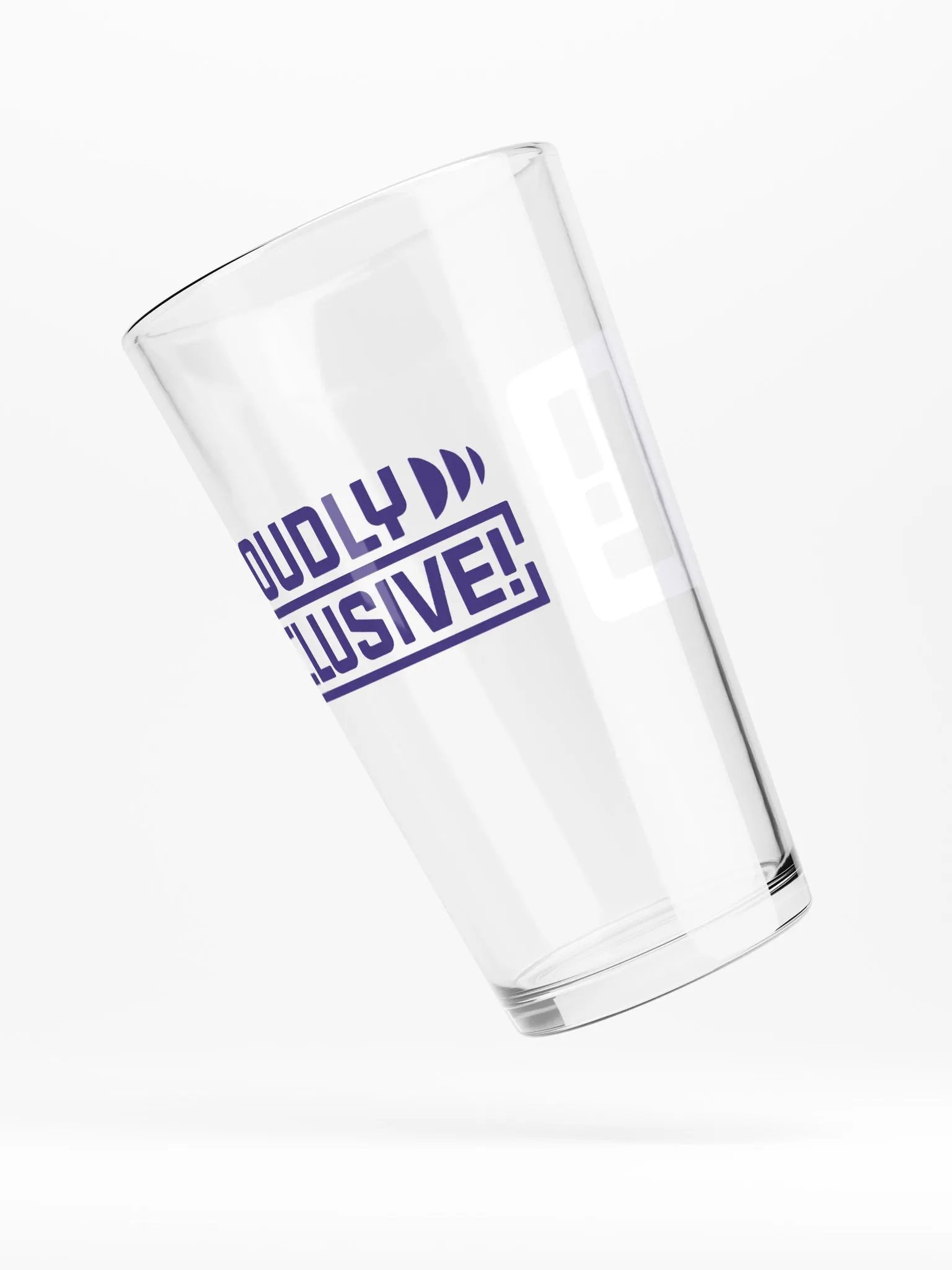 Purple Logo Pint Glass product image (4)