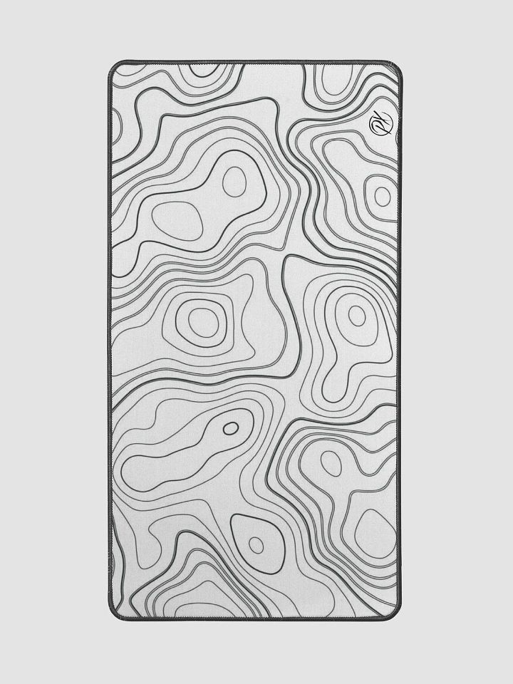White Topo Mousepad product image (2)