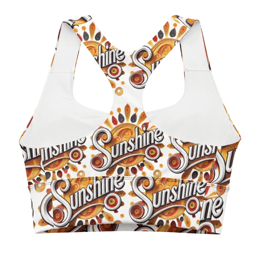 Sunshine Swirl All-Over Sports Bra product image (3)