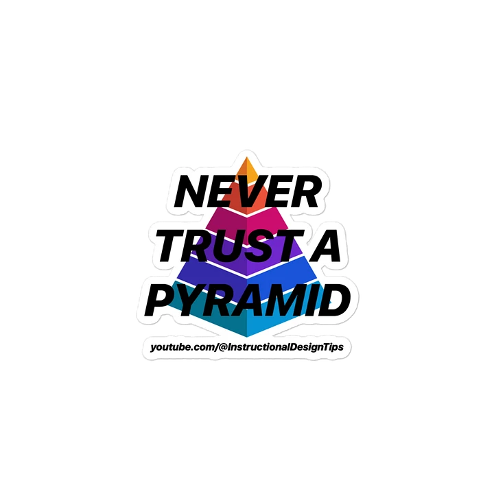 Never Trust a Pyramid Magnet product image (2)