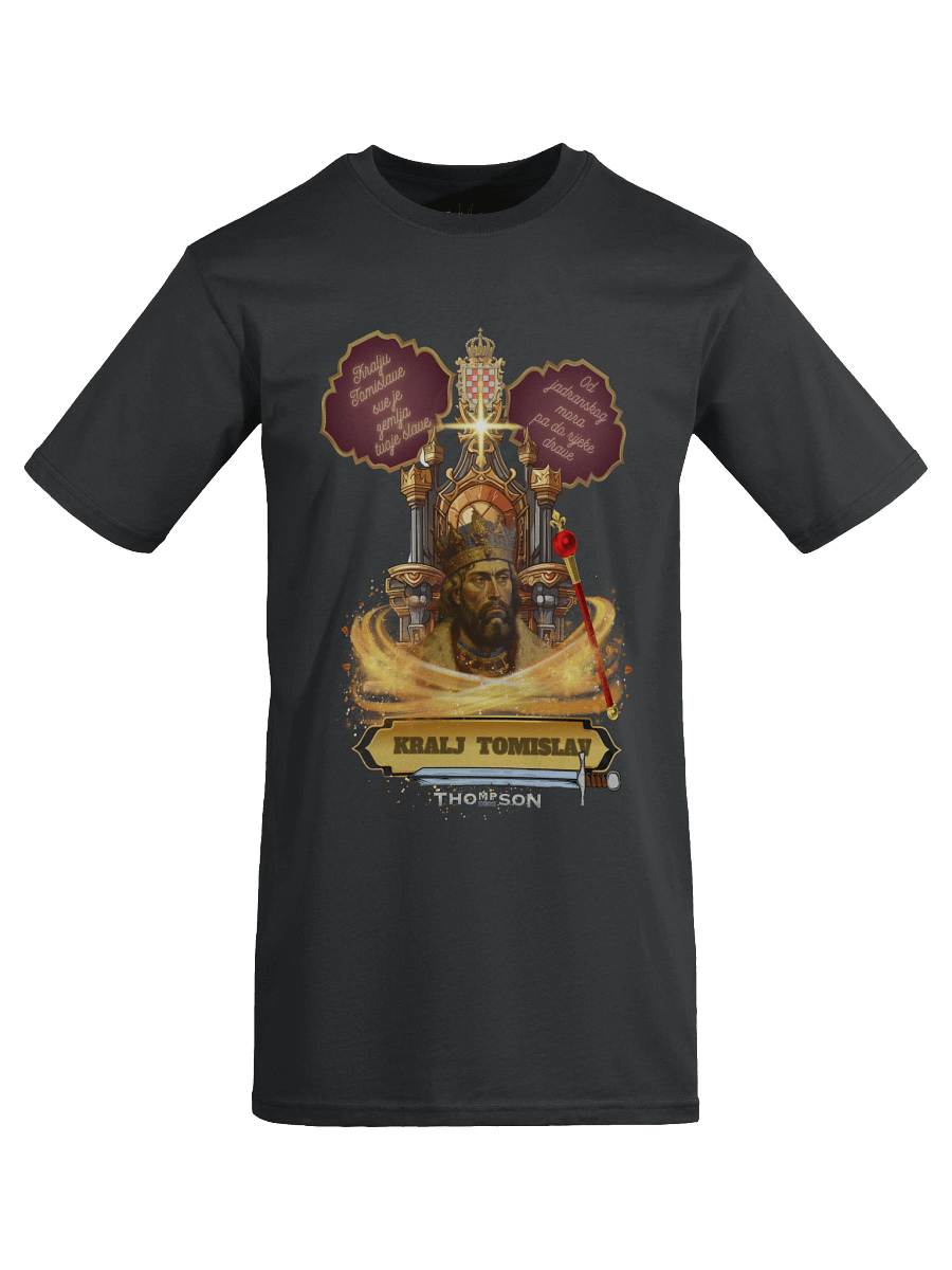 Crowned Patriot Men's Tee Thompson Kralj Tomislav product image (10)