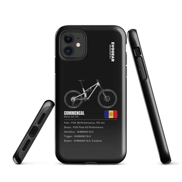 Black Commencal Meta SX V5 iPhone Case product image (1)