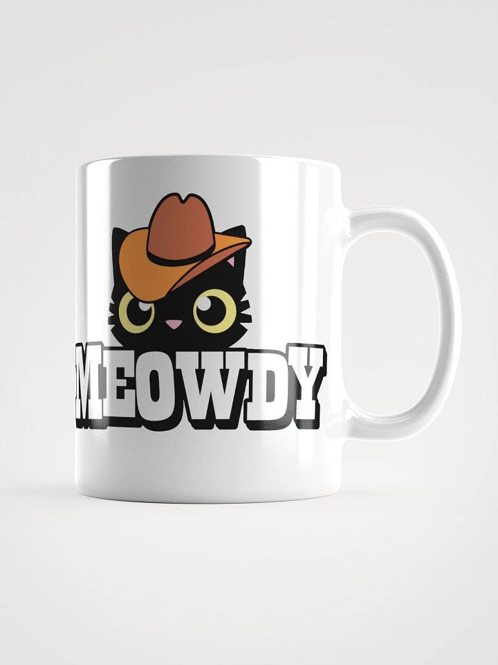 Meowdy Mug: Adorable Cat Cowboy Ceramic Coffee Mug product image (1)