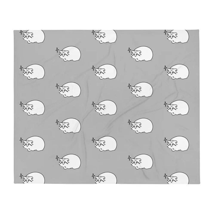 Grumpy Manul - Throw Blanket product image (2)