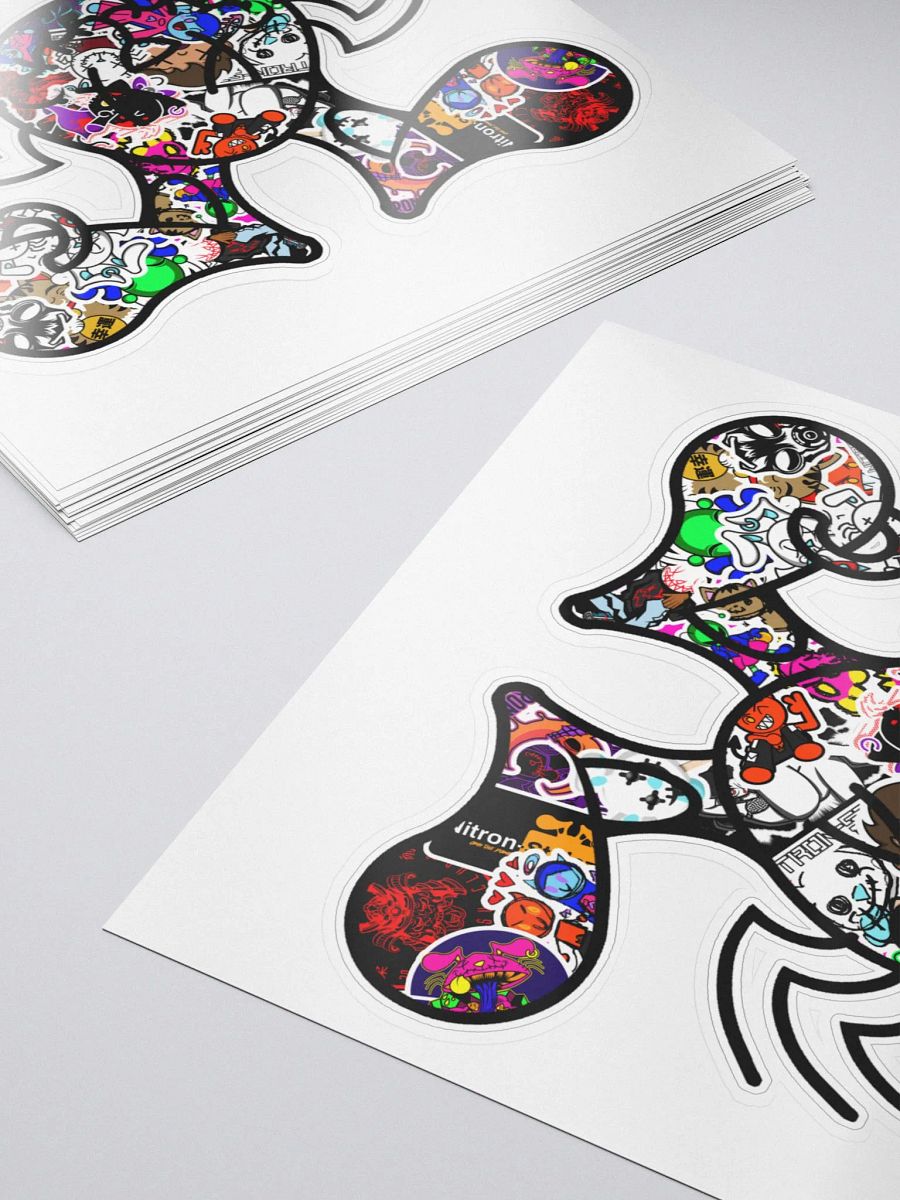 Wave 5 - Stitch-Hare Sticker Bomb Kiss Cut Sticker product image (6)