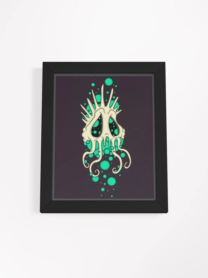 FRAMED - Skull Jellyfish Thing product image (1)