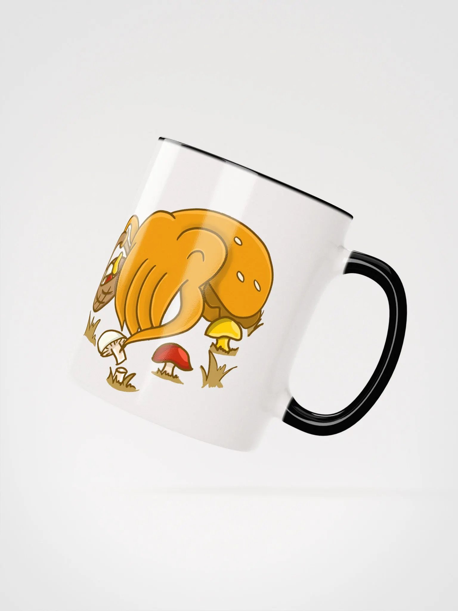 Mushroom Picking Cuttlefish double sided- color mug product image (2)