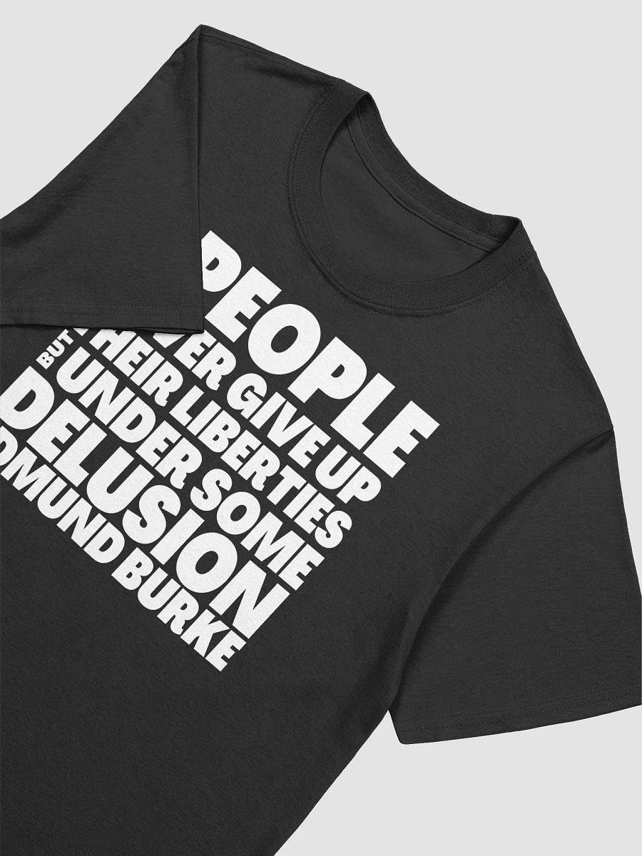 Edmund Burke Quote About Giving Up Liberties Unisex T-Shirt product image (3)