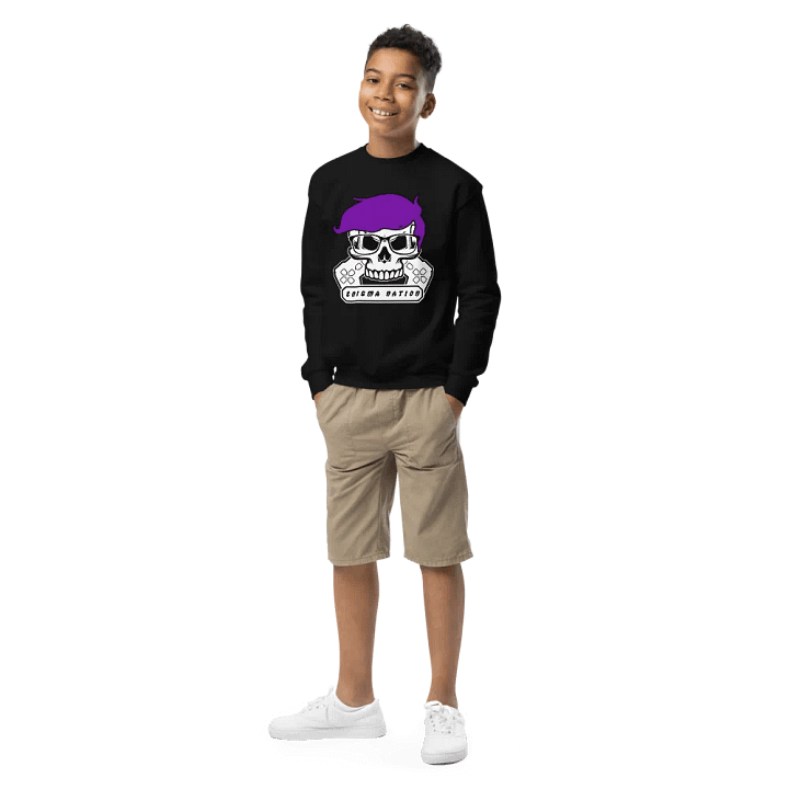 Enigma Nation Gildan Youth Crew Neck Sweatshirt (PRINTED) product image (1)