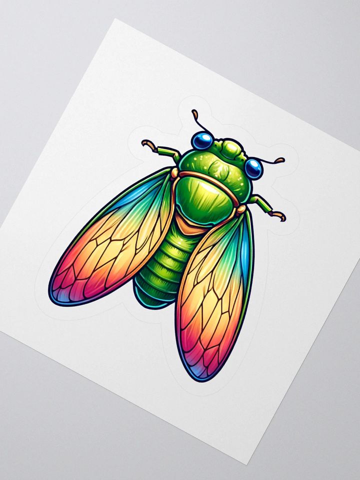 Colorful Cicada Sticker product image (6)