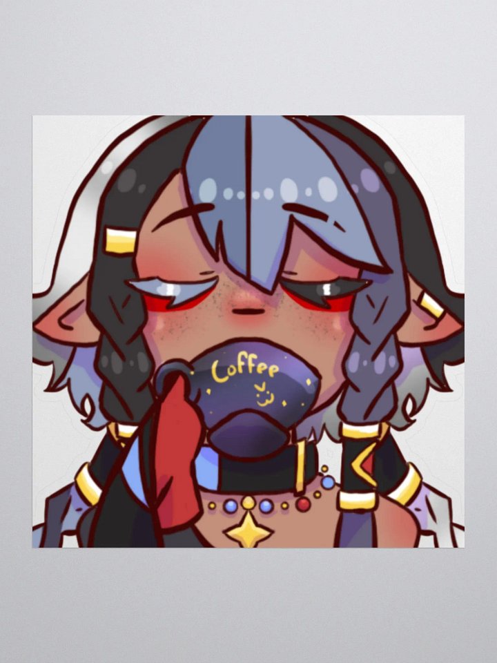 coffee sip emote sticker product image (1)