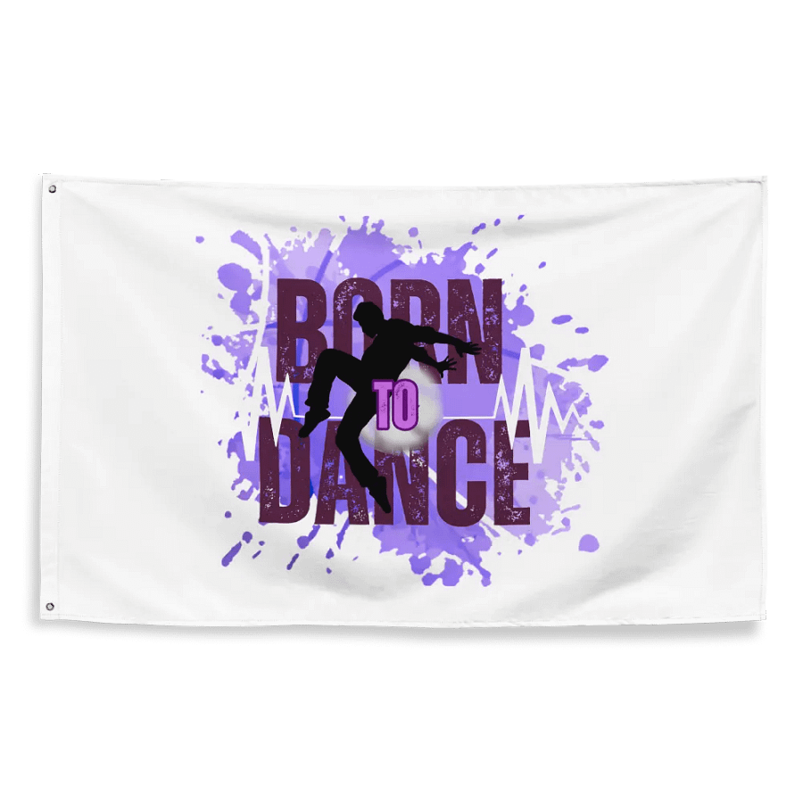 Born to Dance His Silhouette Flag product image (2)