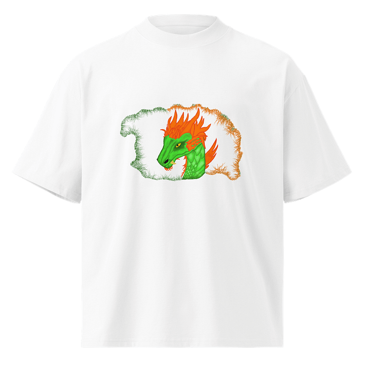 Dragon's Fury Organic Oversized T-Shirt product image (1)