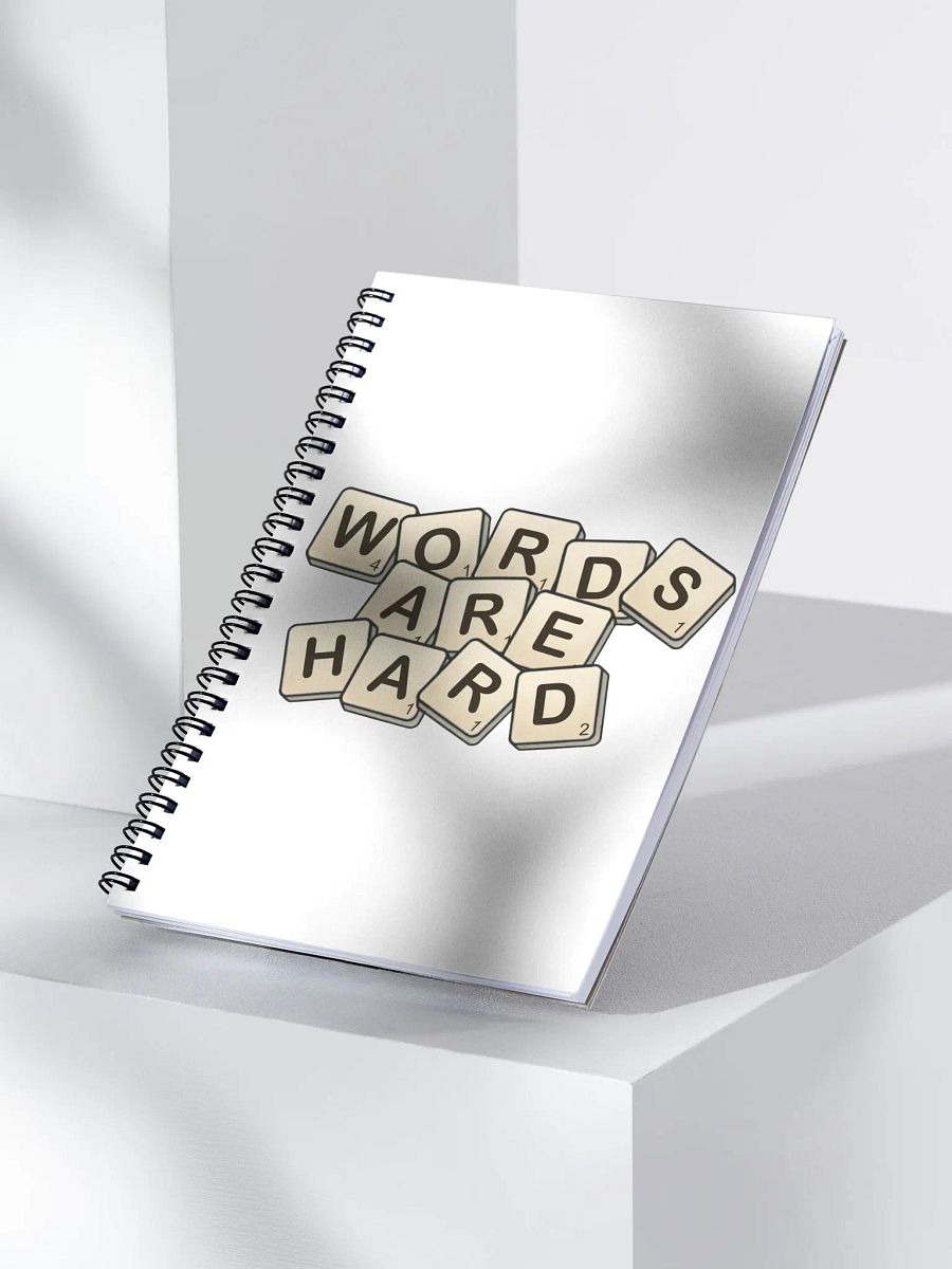Words are hard Notebook product image (3)