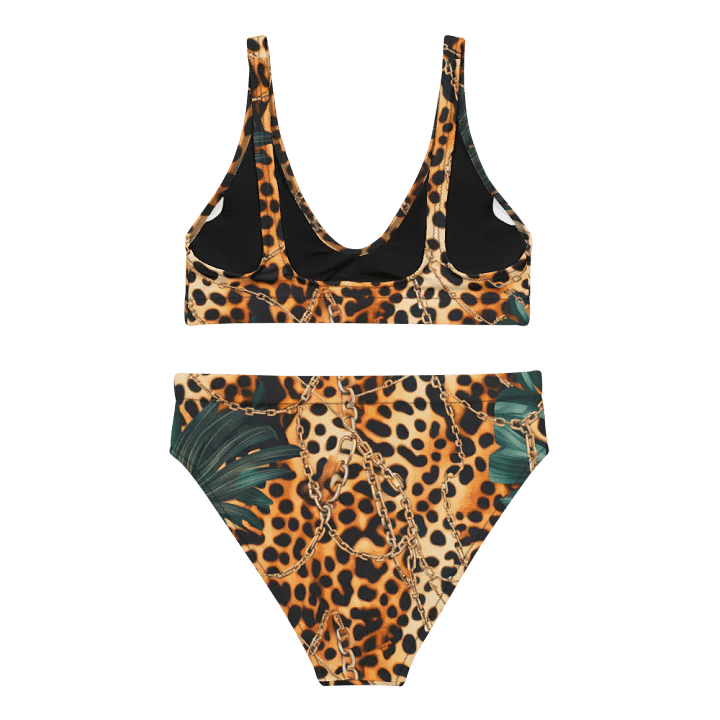 Safari Luxe Leopard & Palm High Waisted Bikini product image (2)