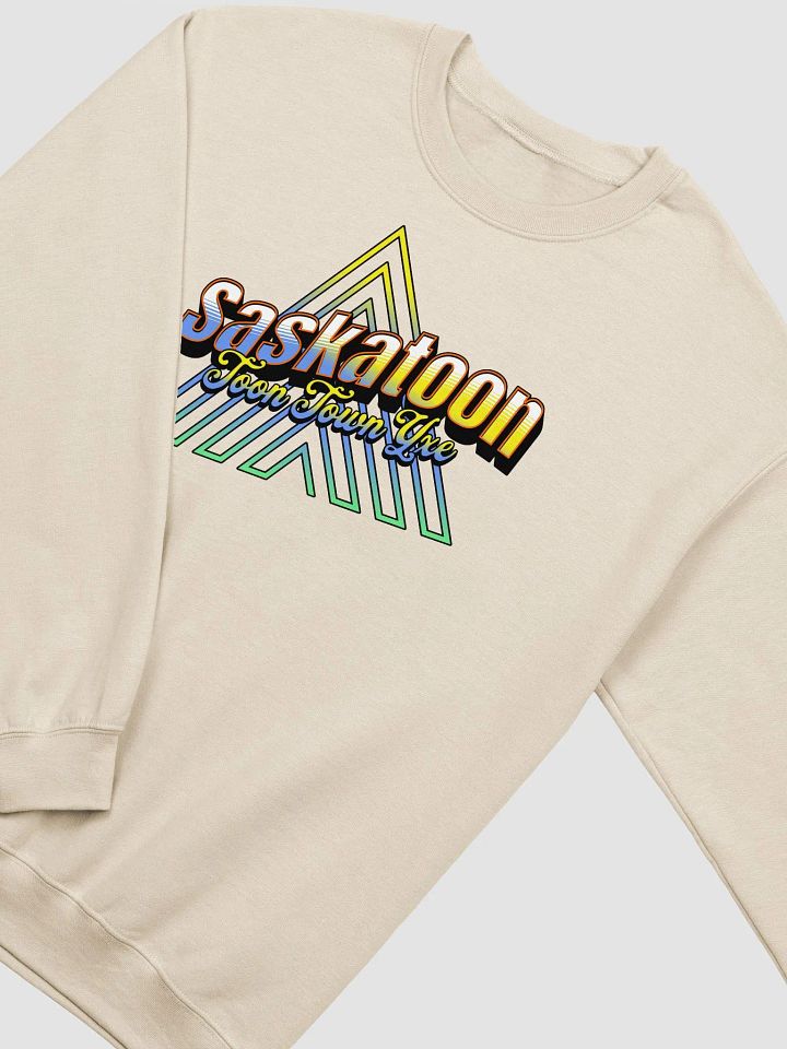 Saskatoon Toon Town Yxe Crewneck Sweatshirt product image (20)
