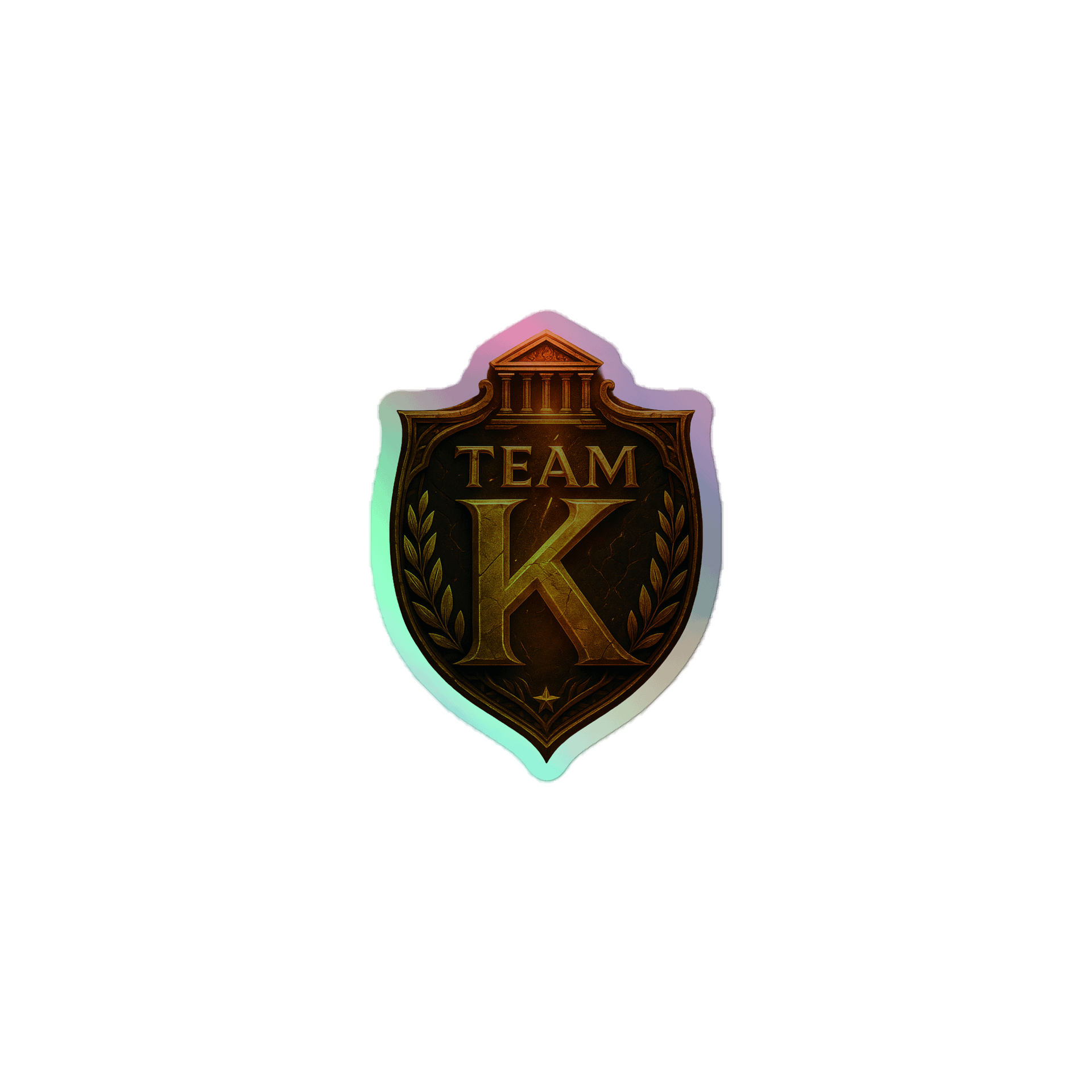 Team K V-5 HOLOGRAPHIC" STICKERS product image (1)