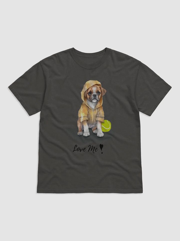 Yellow Hooded Dog Illustration T-Shirt product image (1)