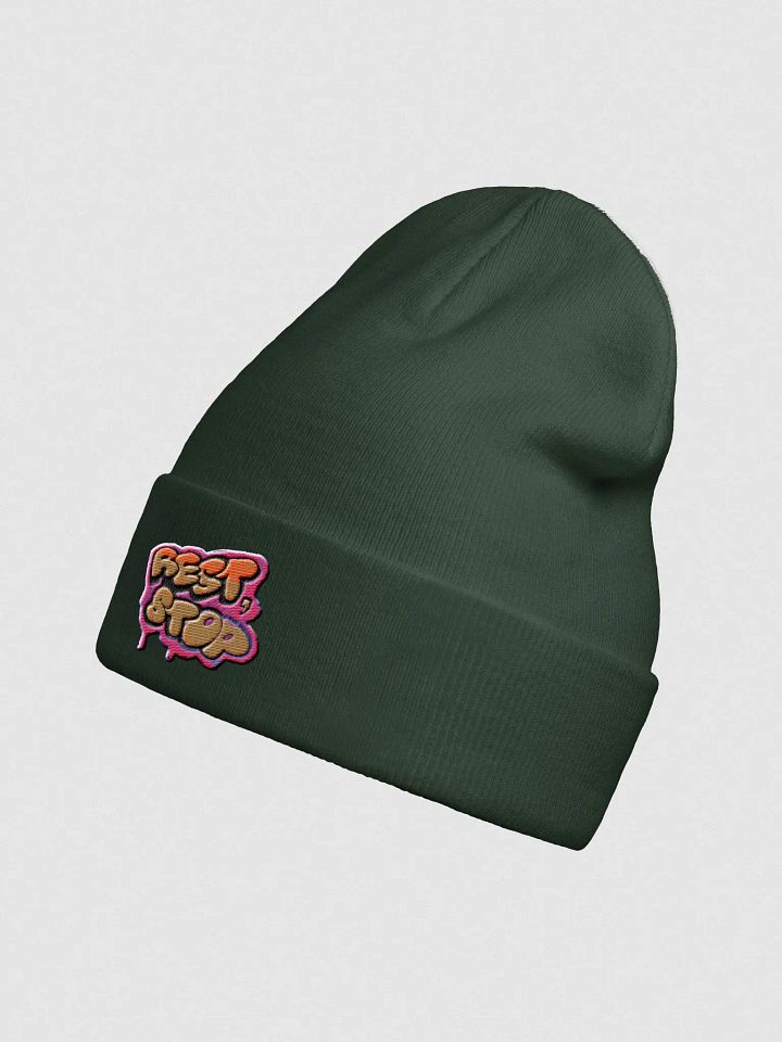 REST STOP 01: EMBROIDERED BEANIE product image (2)