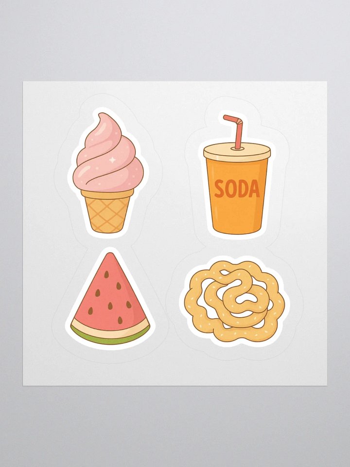 Carnival Sweet Treats Kiss Cut Stickers Set product image (1)