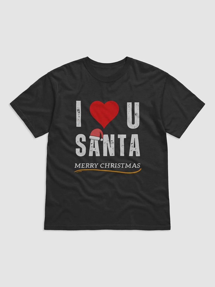 I love Santa Garment-Dyed Heavyweight T-Shirt product image (5)