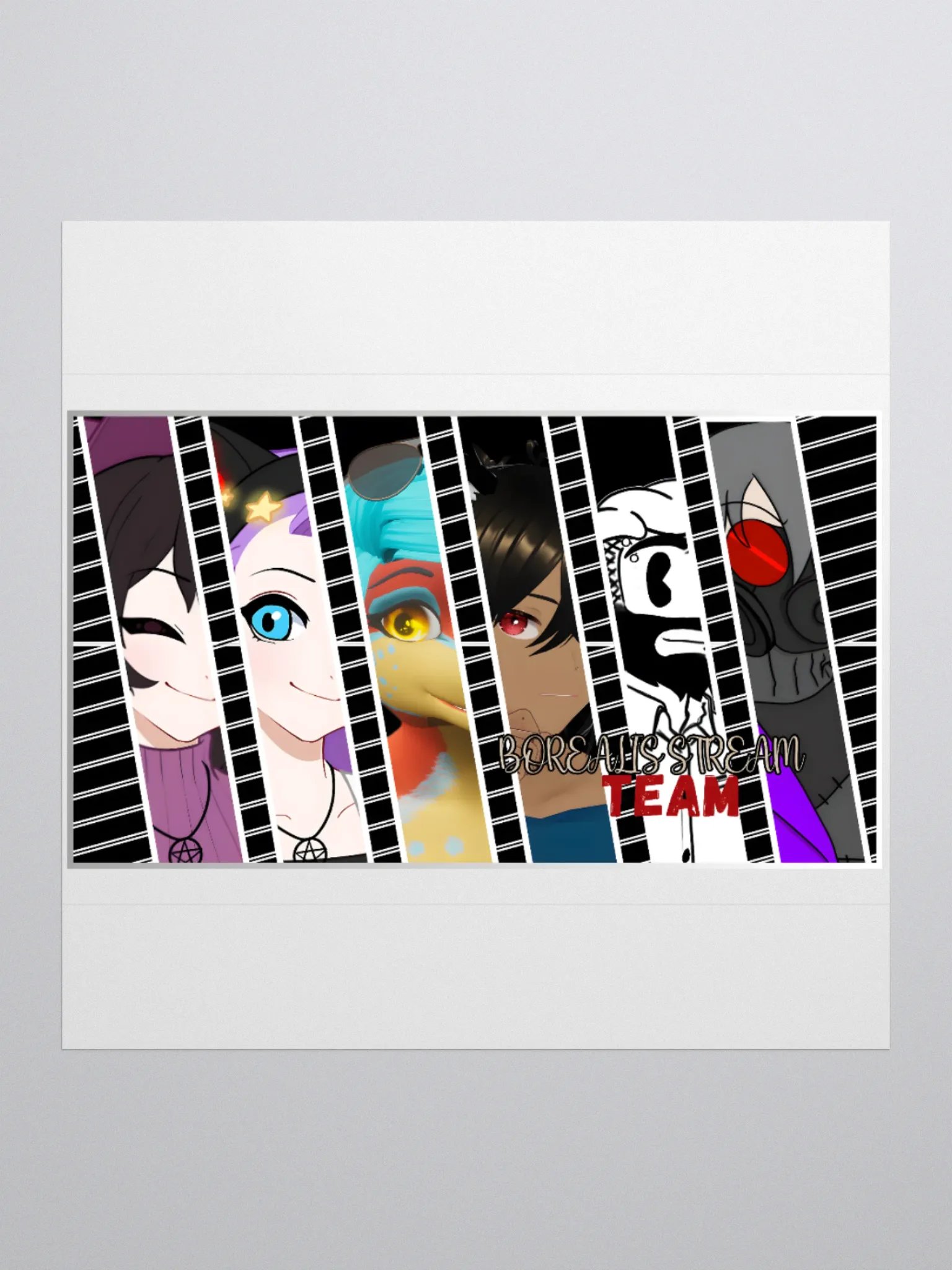 Borealis Stream Team Sticker product image (1)