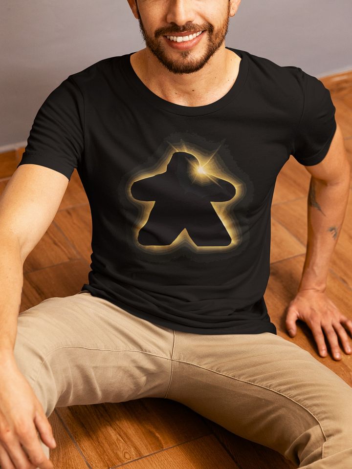 Meeple Eclipse Shirt, Total Solar Eclipse Board Game T-shirt product image (1)
