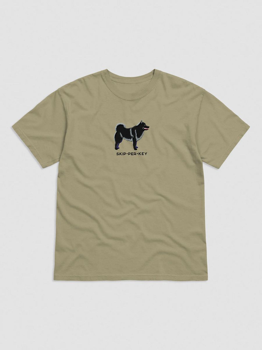 Skip-Per-Key T-Shirt(Embroidered) of a Schipperke product image (9)
