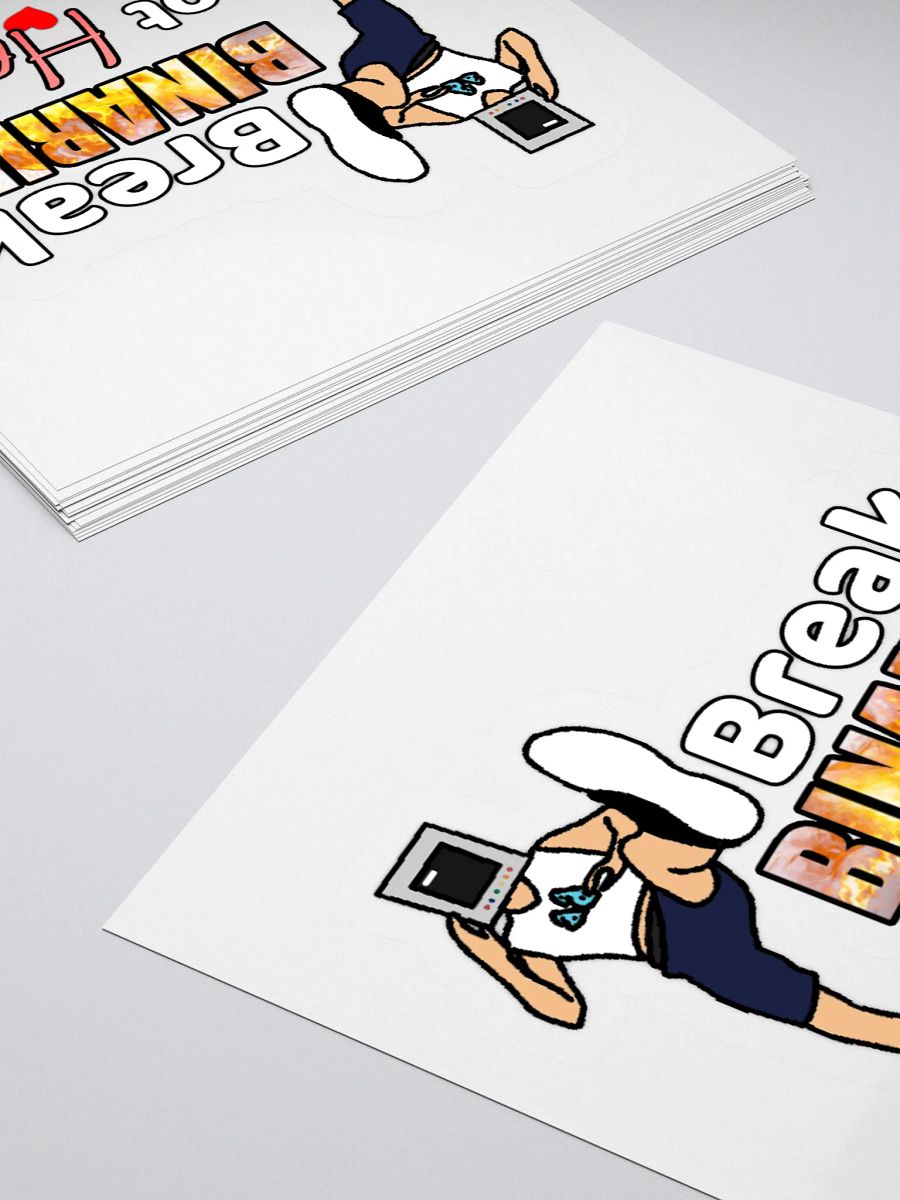 Break Binaries Not Hearts Sticker product image (11)