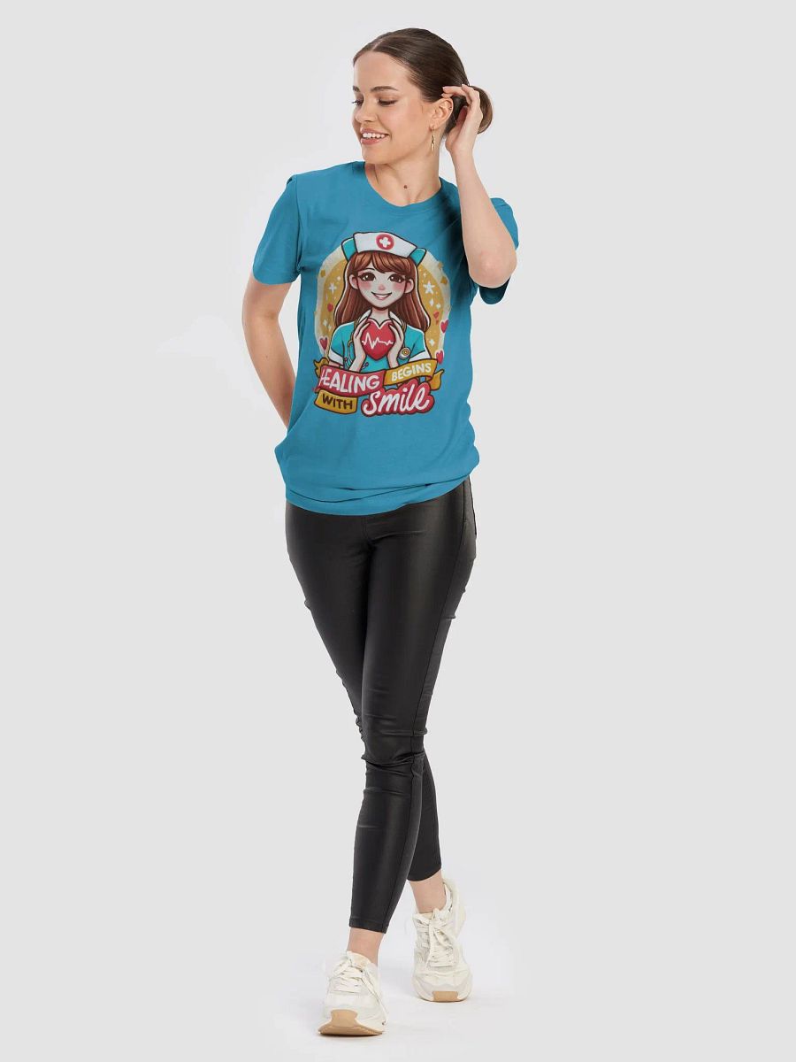 Smiling Nurse Heartbeat T-Shirt product image (108)