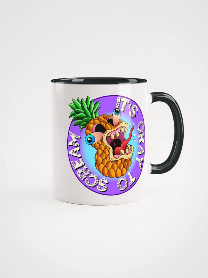 Please Scream: Ceramic Mug with Color Inside product image (1)