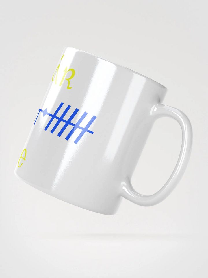 Clare/An Clár Scholastic Style Ogham, White Glossy Mug product image (2)
