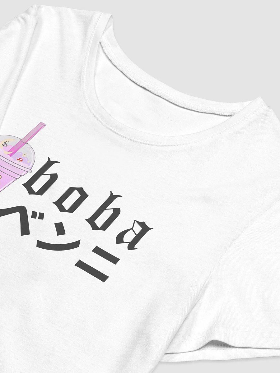 BOBA CUP CROP TOP - WHITE ORGANIC product image (3)