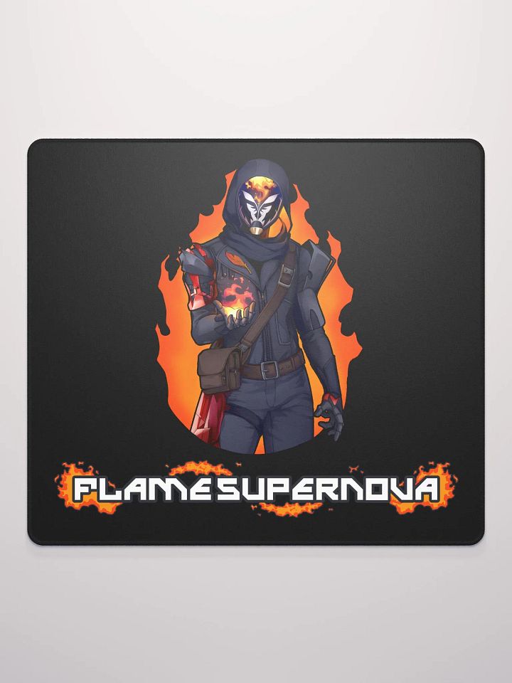Flame Supernova Gaming Mousepad (Black) product image (2)