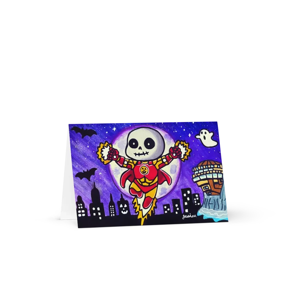 Steel Superhero Greeting Card product image (1)