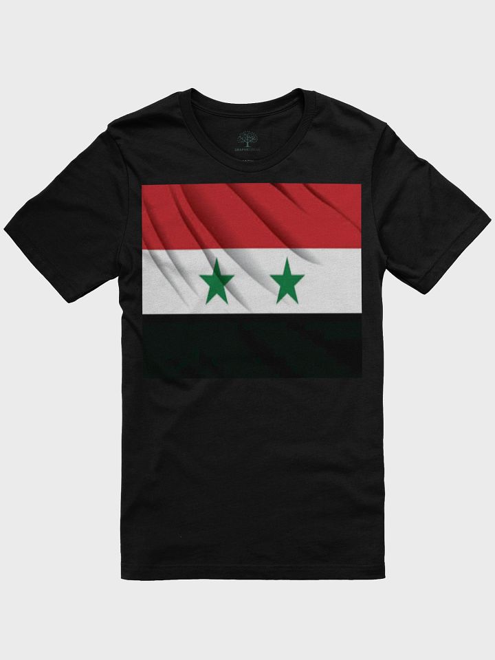 Unisex Supersoft T-Shirt with Syria National Flag Design - Multiple Colours and Sizes Available product image (8)