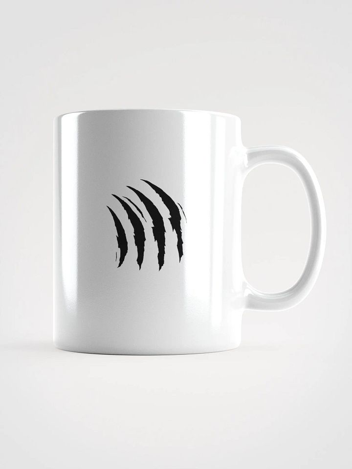 Taza blanca brillante edición TryTiger (Garra negra) product image (2)