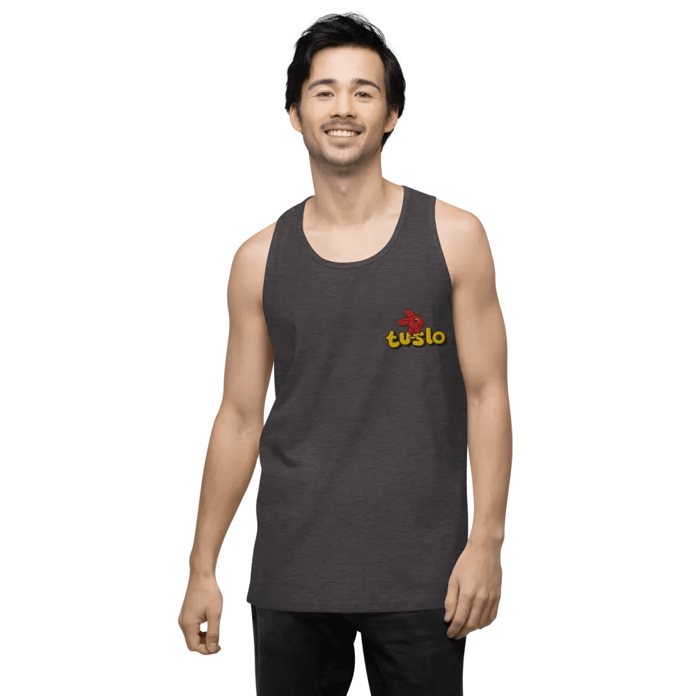 TU-SLO UNISEX EMBROIDERED SLEEVELESS TEE product image (6)