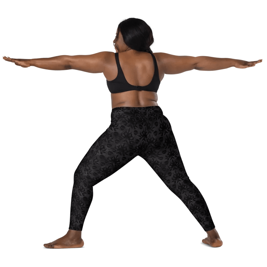 Gothic 2A High Waist Pocket Leggings - Black product image (11)