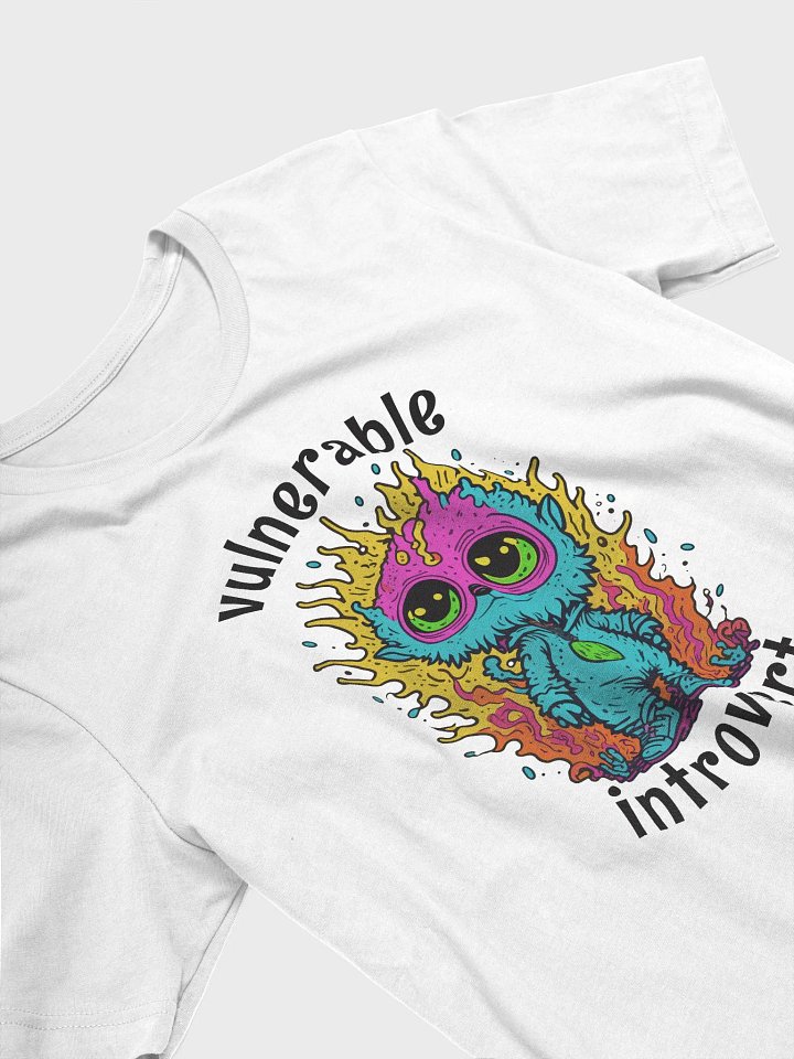 Quirky Misfits Graphic | Light Colored T Shirt | Vulnerable Introvert product image (2)
