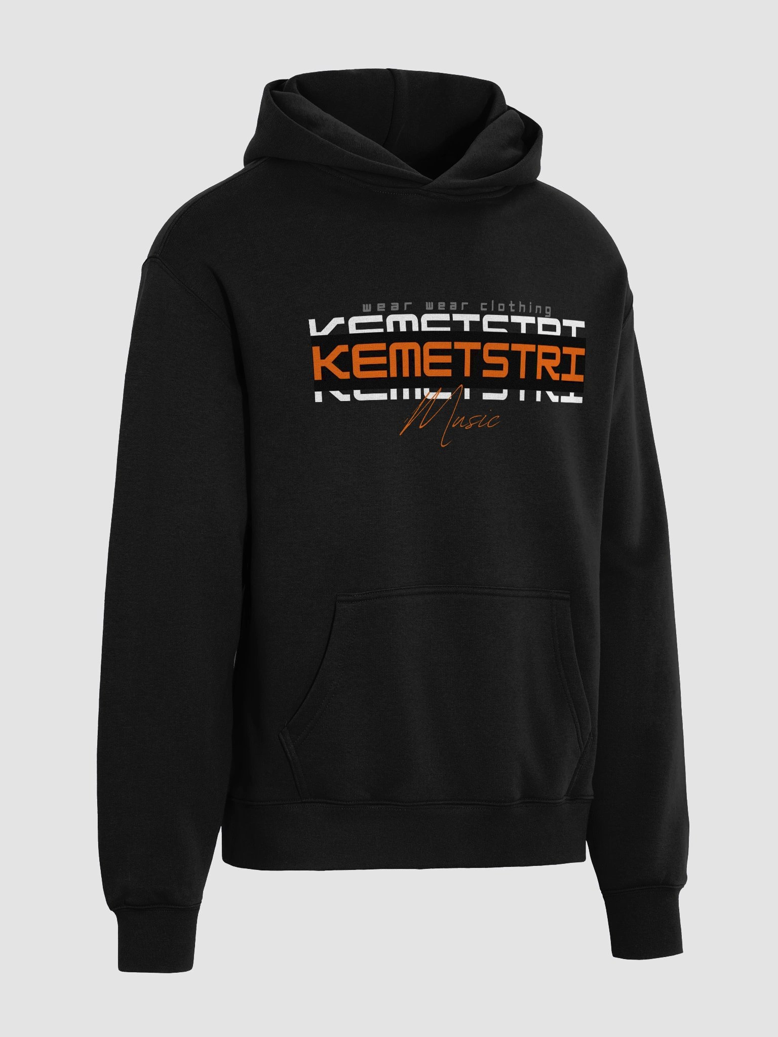 Kemetstri Music Premium Logo Hoodie – Black product image (4)