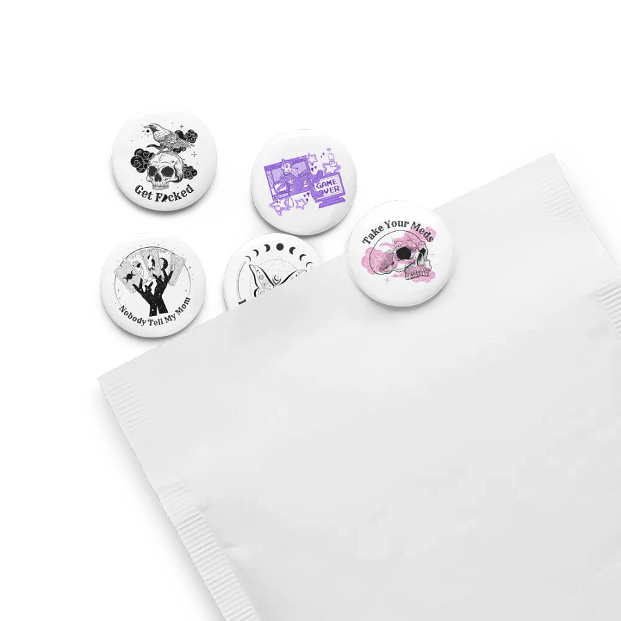 Pin Set of 5 (White Background) product image (13)